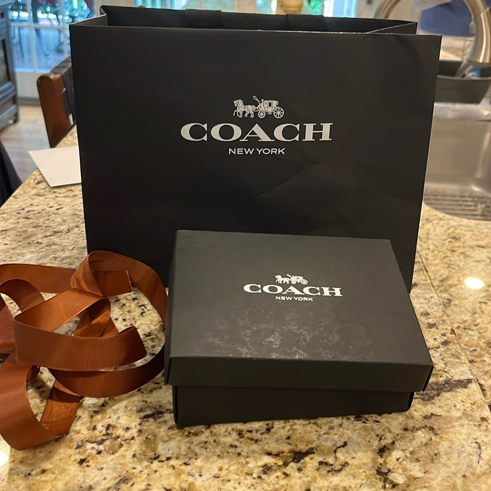 Coach box and bag.  New.